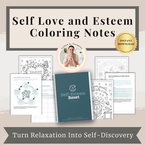 Self Love and Esteem Coloring Notes (FREE TODAY)